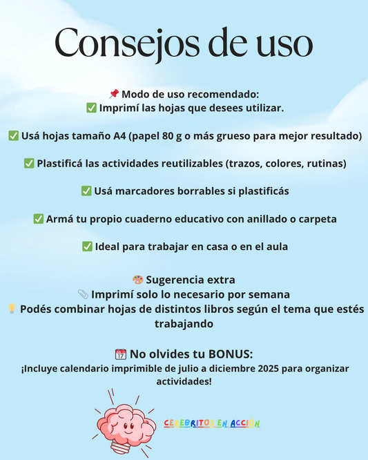 PACK EDUCATIVO INFANTIL – MÁS DE 80 ACTIVIDADES IMPRIMIBLES